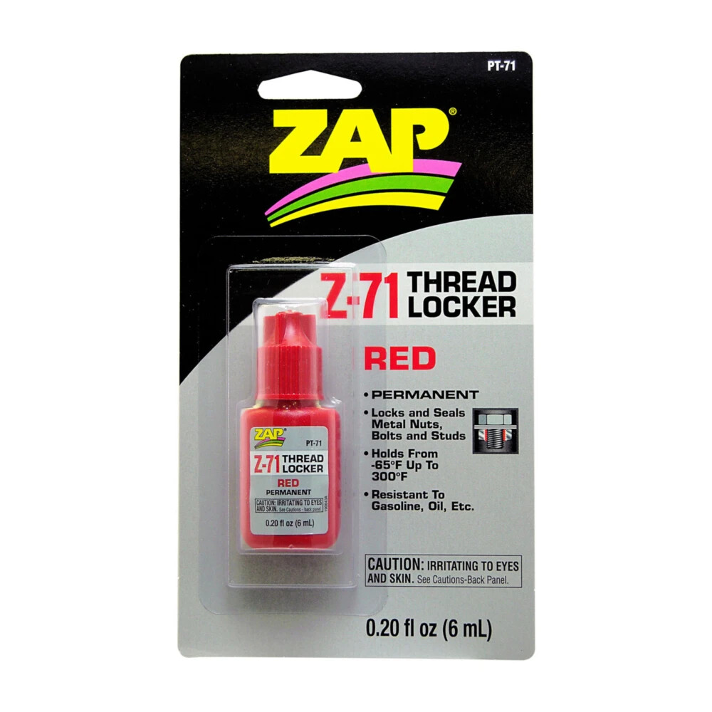 rionmelページ ZAP Z-71 Permanent Red Thread Lock (.20 oz) | eBay