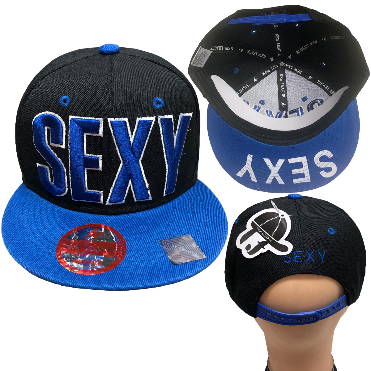 SEXY Hip Hop 3D Embroidered Snapback Adjustable Baseball Cap Hats