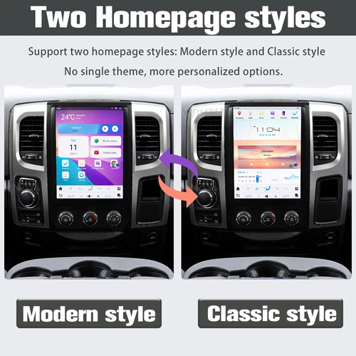 12.1" Car Stereo Radio For Dodge RAM 2013-2019 GPS Head Unit Wireless Carplay - Bild 3 von 6