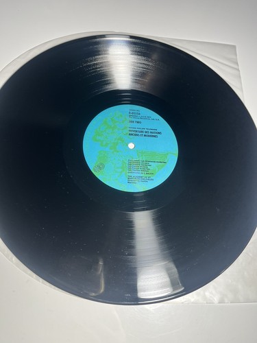 Telemann Great Overtures LP record 1975 Vinyl World record club - Picture 3 of 6