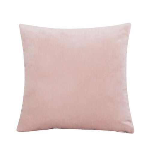 16" 18" 20" 22" 24" Large Velvet Plain Cushion Cover Pillow Case Home Sofa Decor - Picture 12 of 32