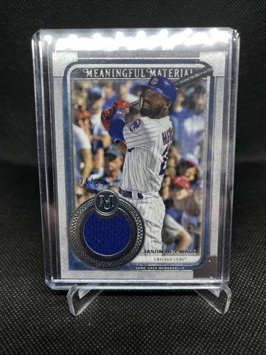 2019 topps museum jason heyward meaningful material game used 24/50