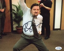 Ricky Gervais The Office Autographed Signed 8x10 Photo ACOA