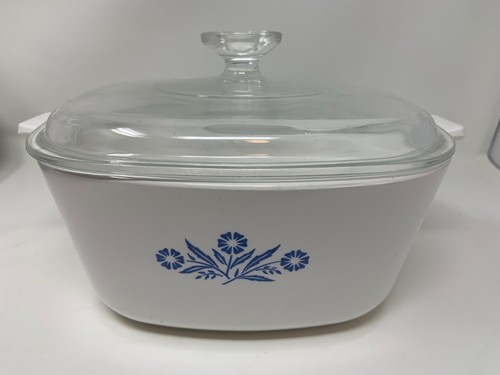 Juego de 3 cazuela vintage Corning Ware de 3 P-2 1/2-B P-1-B A-10-B plato 1 tapa - Imagen 6 de 12