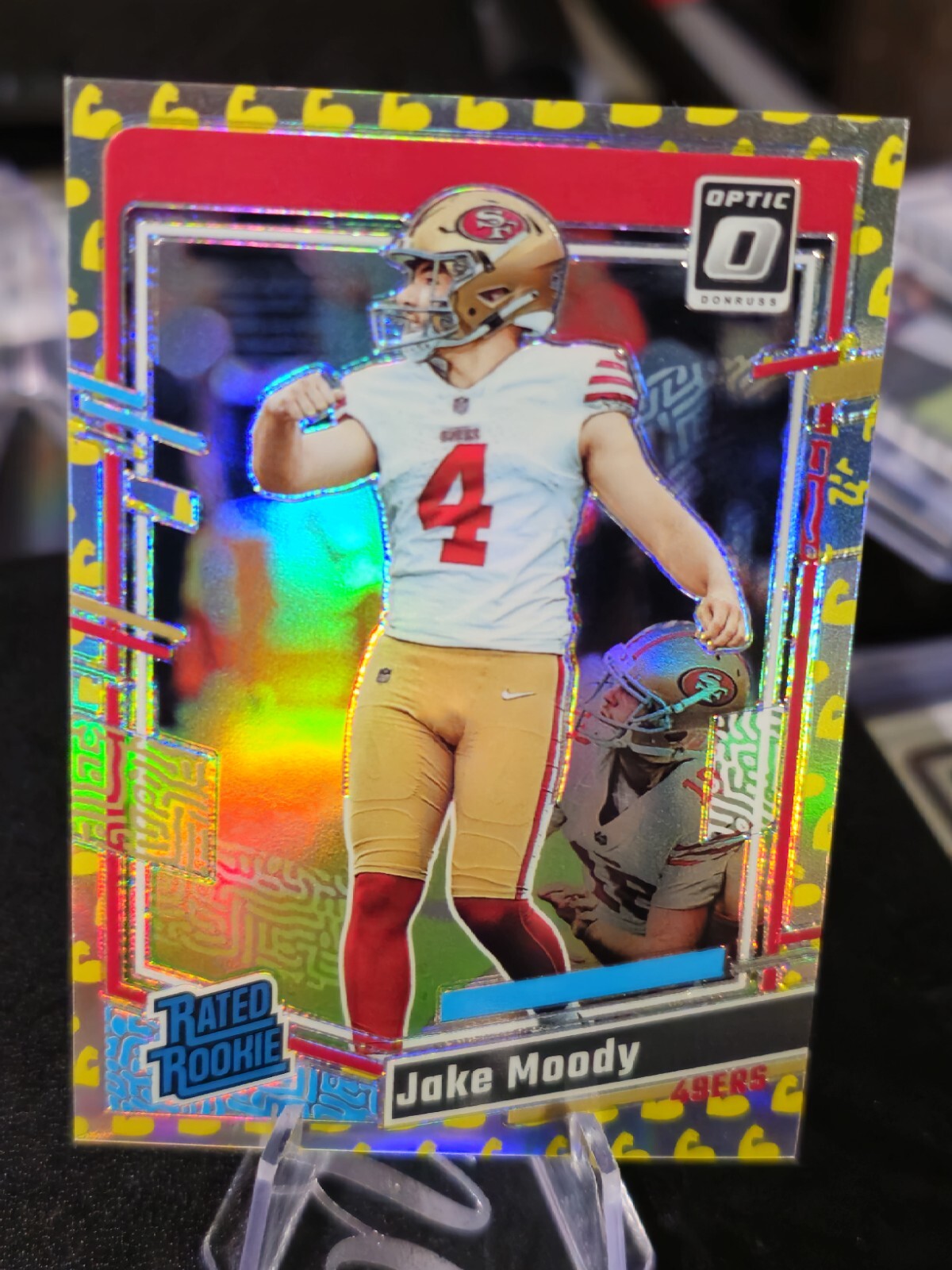 2023 Panini Donruss Optic Rated Rookie Flex Prizm #289 Jake Moody RC #137/149🔥