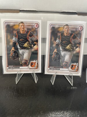 2020 1st Bowman Draft Paper - Adley Rutschman - Lot of 2 - #BP-50 - Orioles
