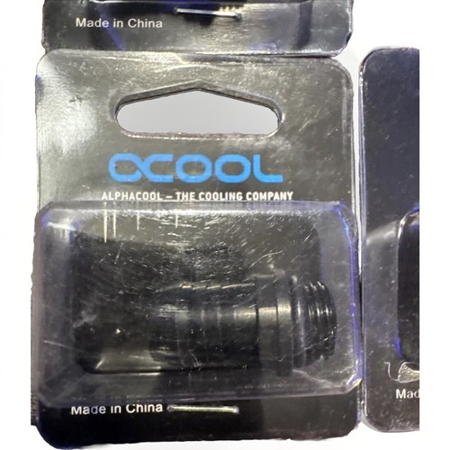 Alphacool HF G1/4" to 10mm ID "FatBoy" Barb Fitting for Soft Tubing, Deep Black - Picture 3 of 3