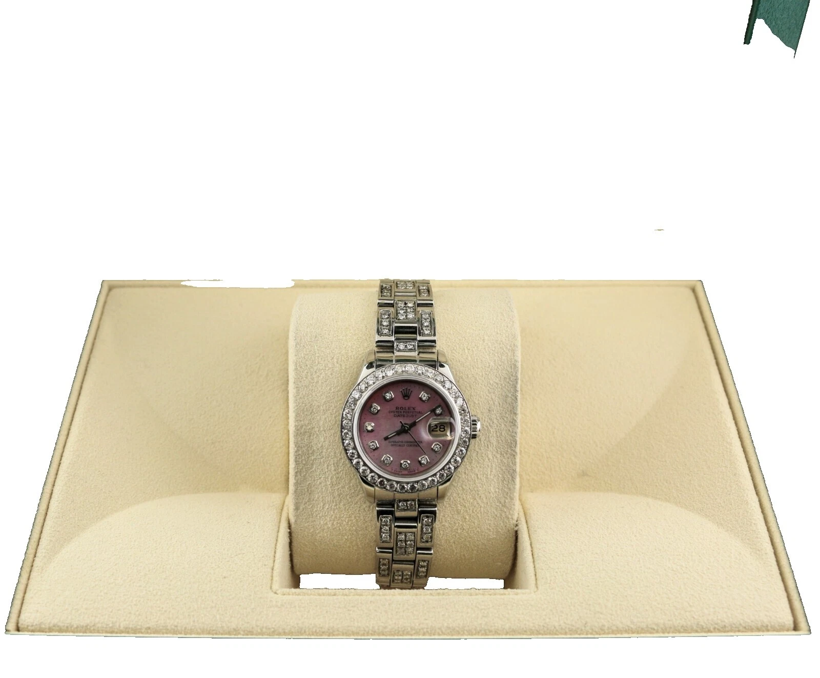 Banda de plata Rolex Lady-Datejust Relojes de pulsera