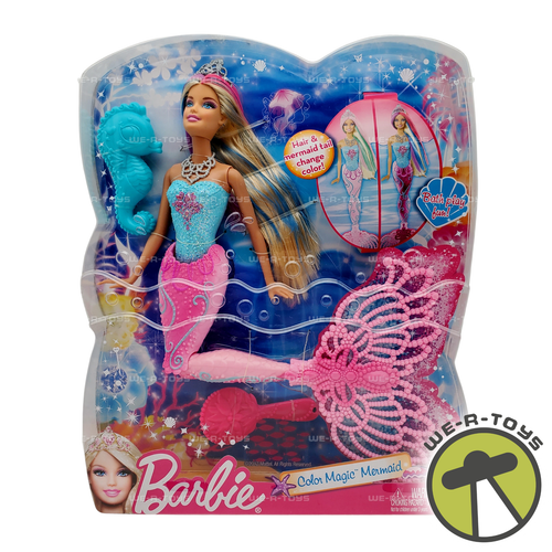 Barbie Color Magic Mermaid Doll 2012 Mattel X9178 NRFB eBay