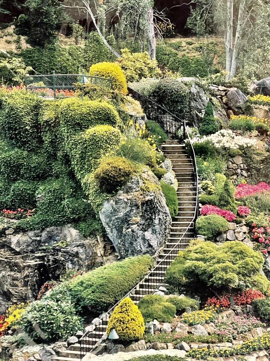 Springbok 500-Piece Jigsaw Puzzle – Garden Stairway, Made In USA, 18"x23.5"