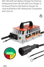 48V 18A Golf Cart Battery Charger for Club Car Professional Smart Waterproof