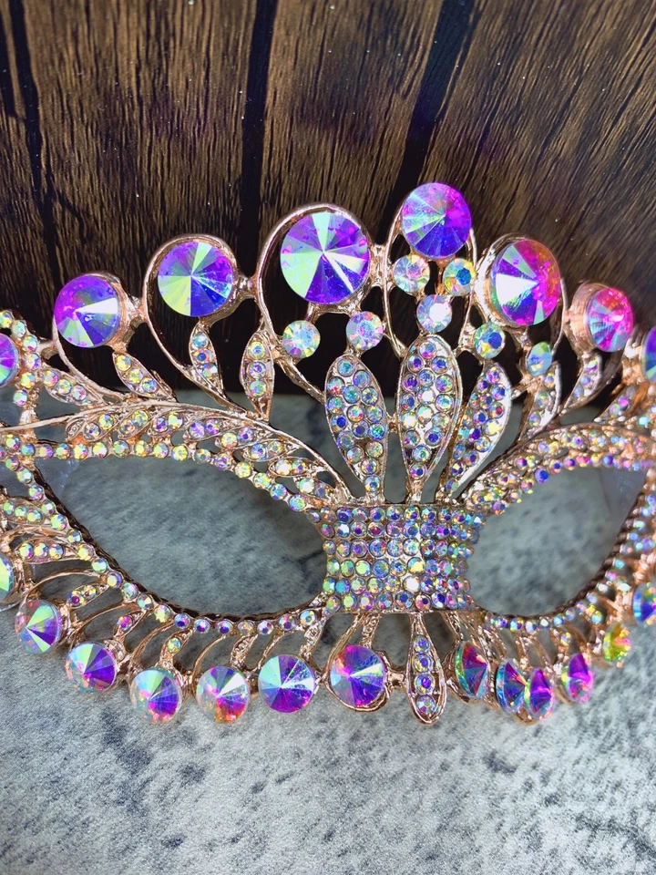 Venetian Mardi Gras Mask, Prom, New Year, Valentine, Masquerade Ball Party, Gift - Image 2 of 4