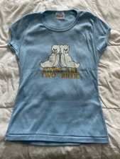 Twin Bears are two-riffic Blue short sleeve Tee Shirt