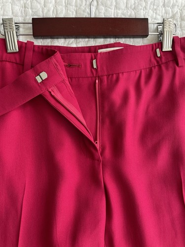 ALEXANDER MCQUEEN Cranberry Trousers Pants Flared Mid Rise Boot Cut IT 48 US 12 - Picture 5 of 13