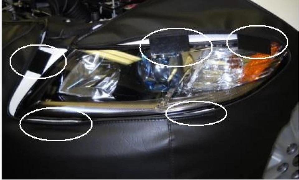 Sujetador con cubierta de máscara frontal Lebra para Honda CR-Z 2010-2012 10 11 12 Foto 2 de 3