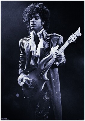Poster PRINCE - Purple Rain Guitar 1984  ca60x85cm NEU 15387