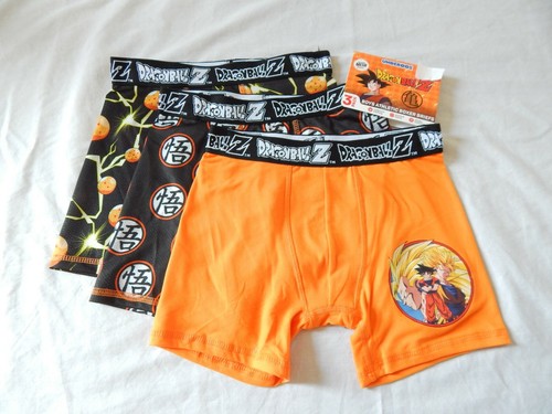 Dragon Ball Z Boys Size 6 Wicking Underwear Boxer Briefs NEW Goku Underoos - Picture 5 of 12