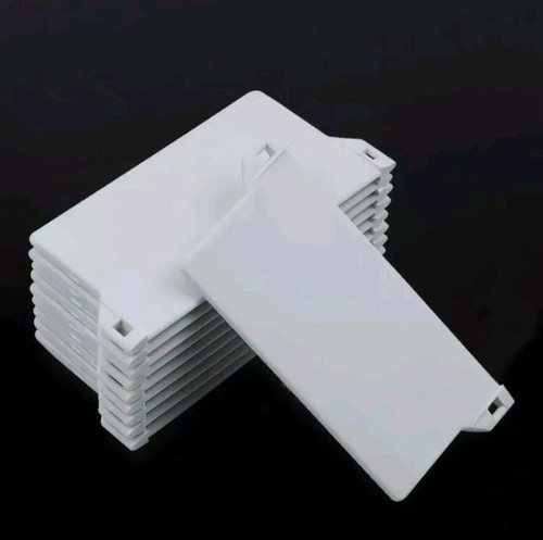 20 Pack Replacement Bottom Weights For 89mm Vertical Blinds - White Plastic, Fixes Sagging