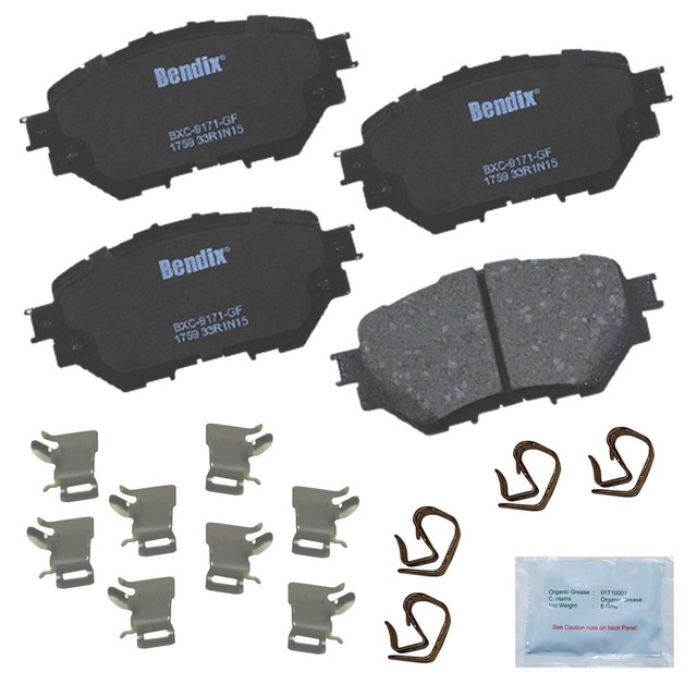 Disc Brake Pad Set fits 20142018 Mazda 3 BENDIX PREMIUM COPPER FREE eBay