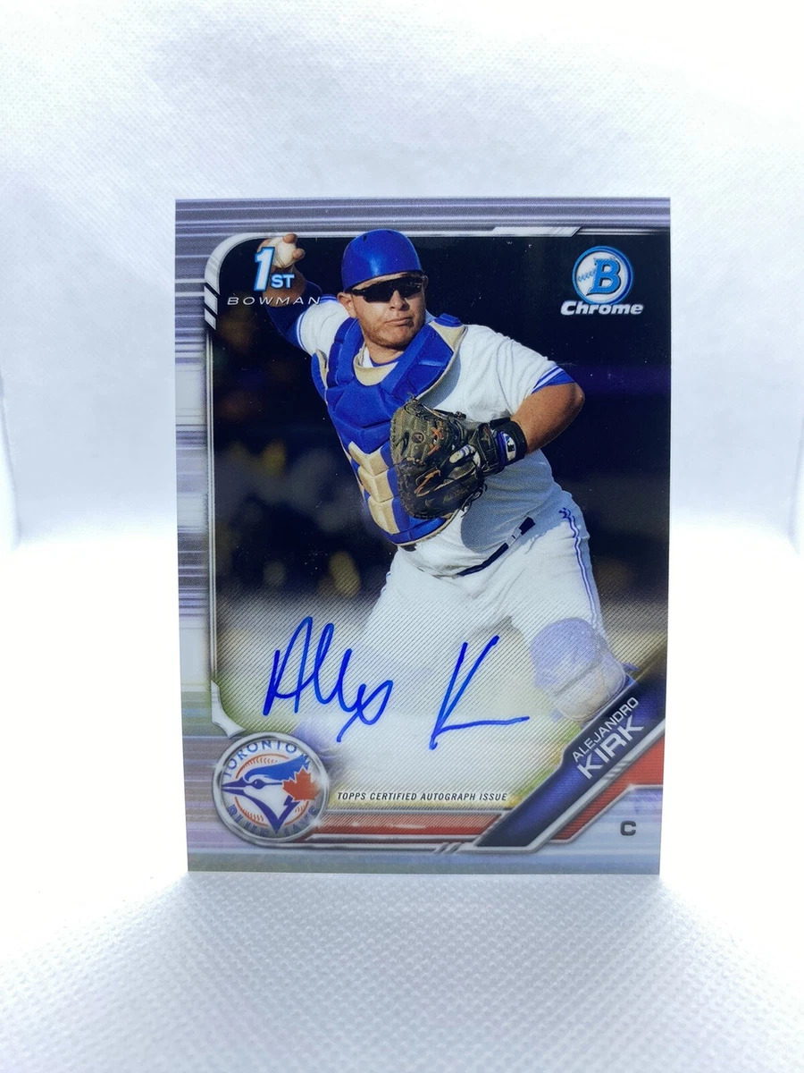 2019 Bowman Chrome Alejandro Kirk Auto Bowman 1st #CPA-AK Blue