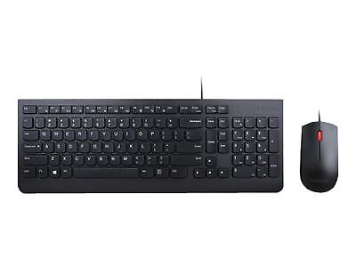 Lenovo Essential Essential Wired Keyboard and Mouse Combo - US English with Eur - Picture 2 of 2