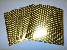 Gold Engine Turn Pattern Vinyl, 12 inch x 12 inch (3 count)