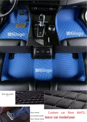 Fit for Hyundai All Models Car Floor Mats Luxury Custom Auto Carpets Waterproof - Imagen 8 de 35