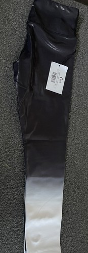 Zyia Black Metallic Ombre leggings 24 