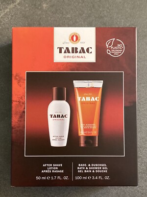 Tabac Original Geschenkset 50ml After Shave + 100ml Bade- und Duschgel