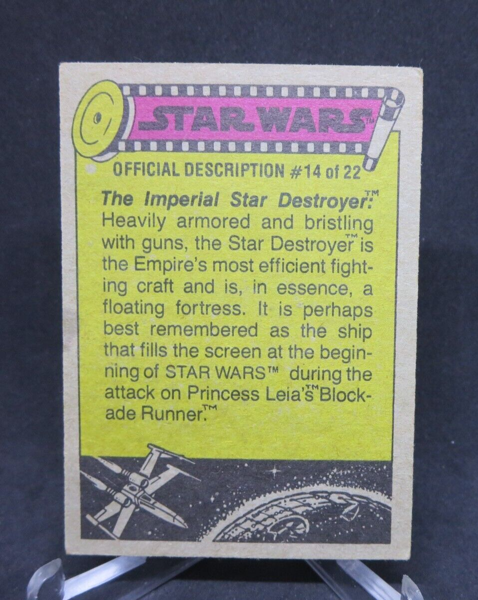 1977 TOPPS Yellow STAR WARS #153 C-3PO Card LOW GRADE DC #3