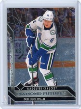 2020-21 UD Black Diamond Olli Juolevi Rookie Diamond Futures #d 113/349- Canuck