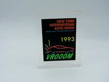 1993 NEW YORK INTERNATIONAL AUTO SHOW Lucite Plaque