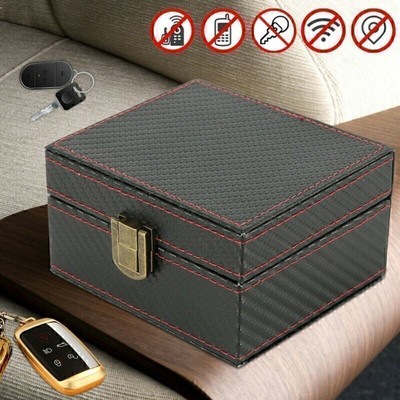 Keyless Go Schutz Autoschlüssel Box RFID Funk Schlüssel Signal Blocker Box Groß.