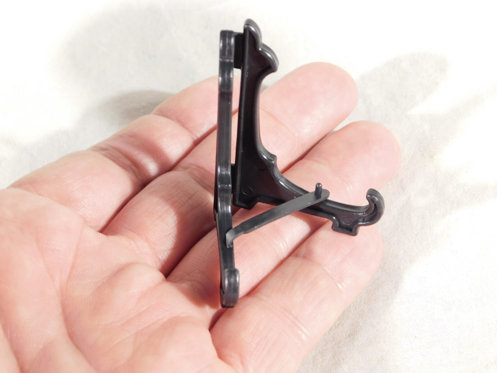 Easel Display Stand Lot of FIVE! Mini Size Plastic Folding Black Color