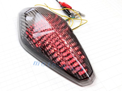 LED Rear Lamps Tail Light Turn Signals Fits 2003-2009 2008 VTX1300R VTX1300 S/T - Picture 3 of 7