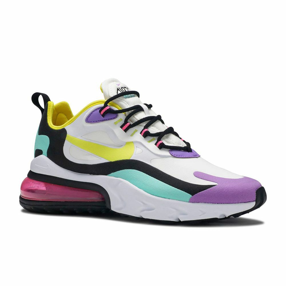 New Nike Air Max 270 React in White 