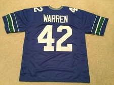 UNSIGNED CUSTOM Sewn Stitched Chris Warren Blue Jersey - M, L, XL, 2XL