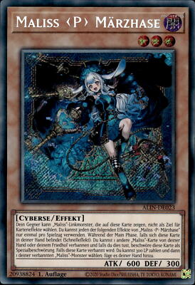 Maliss P> Märzhase ALIN-DE023 Secret Rare Alliance Insight Yugioh Deutsch