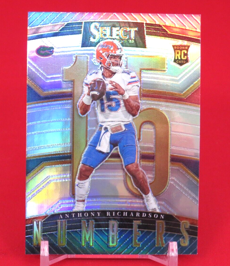 Anthony Richardson Select Numbers SILVER Prizm RC 2023 Panini Select Draft Picks