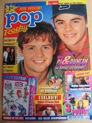 POP ROCKY 39 - 20.9. 1995 (1) PJ & Duncan Green Day Marusha Robbie Baywatch