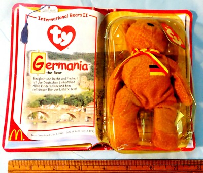 Germania from Germany! TY Teenie International Bears II McDonald s 1999-2000 Bea