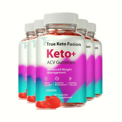5-Pack True Keto Fusion ACV Gummies, TrueKeto Fusion Keto Gummies - 300 Gummies - Picture 5 of 5