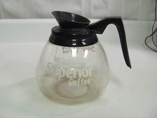 Superior Coffee SCHOTT DURAN BLACK RIM 0905 COFFEE POT Carafe