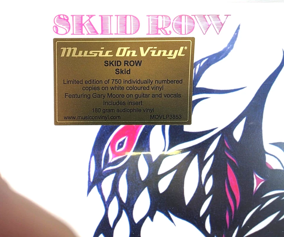Skid Row feat Gary Moore Skid LP Album vinyl record limited white numbered 180g - Image 3 of 4