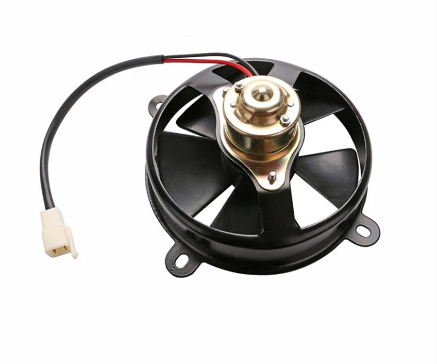 Ventilador eléctrico radiador enfriador de aceite universal para motocicleta 165 mm Foto 3 de 4