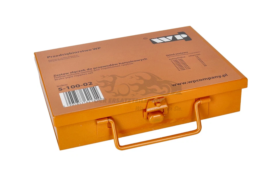 Überwurfmuttern / Nippel-Sortiment (165-tlg.) für Bremsleitungen Ø 4,75mm - Bild 2 von 4