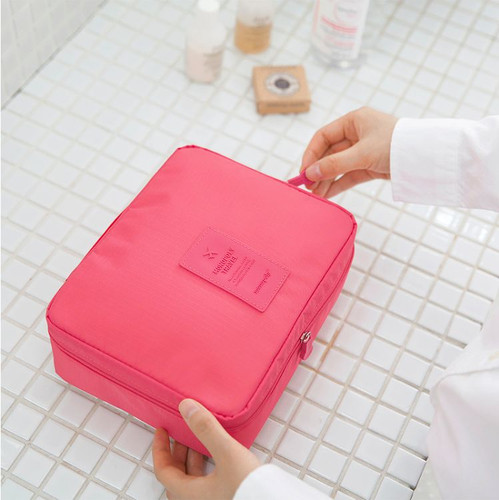 Travel Toiletry Bag Luggage Organiser Multi Pouch Water Resistance Light Makeup - Picture 6 of 22