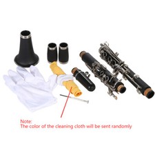 17-key Made of ABS Black leather case accessories clarinet musical instrument