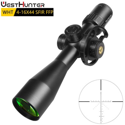 WestHunter WHT 4-16X44 SFIR FFP Kompaktes Zielfernrohr Beleuchtet Stoßfest Optic