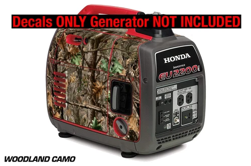 Decal For Honda EU2200i Skin Camping Generator Engine Sticker WOODLAND CAMO